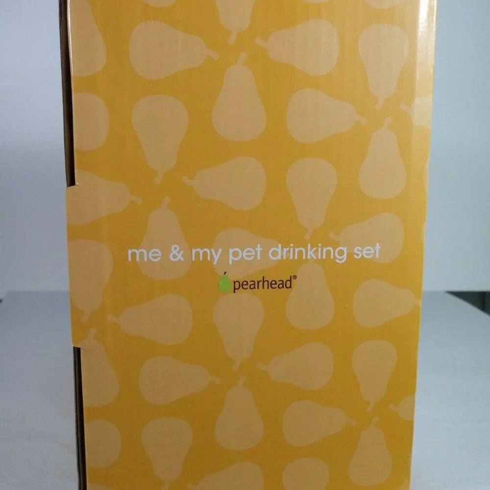 Pearhead NEW BASIC Me And My Pet Drinking Set